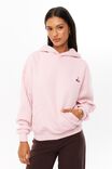 Ella Oversized Fleece Hoodie & Fold Back Wide Leg Pant Bundle,  - alternate image 3