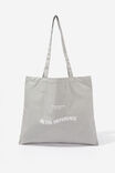 Supré Square Foundation Tote Bag, BE THE DIFFERENCE/GREY - alternate image 1