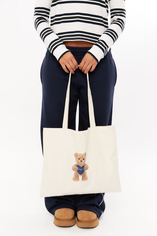 Supre Foundation Square Tote, TEDDY