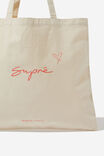 Supré Square Foundation Tote Bag, SUPRE RED HEART - alternate image 2