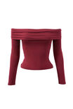 Soft Debbie Off The Shoulder Top, CHERRY RIPE - alternate image 6