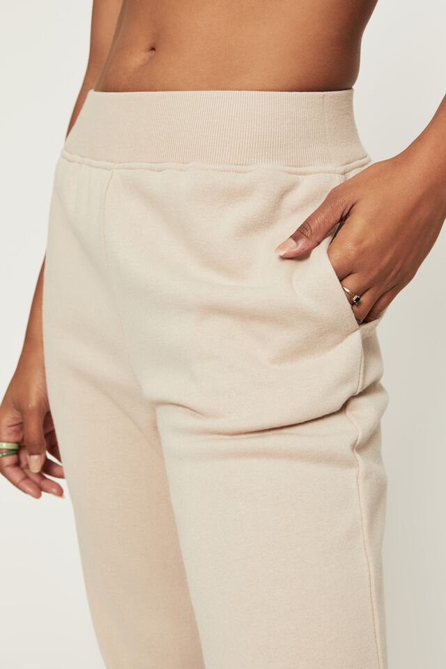 Erica Slim Fit Track Pant, SOFT TAUPE