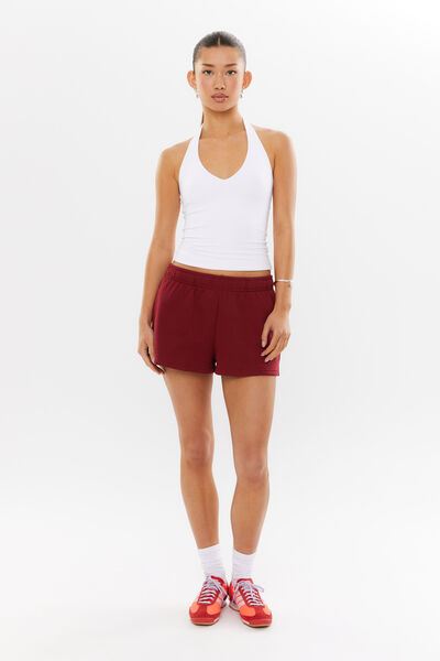 Malia Sweat Short, DEEP CHERRY