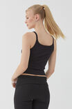 Paris Scoop Neck Tank, BLACK - alternate image 3