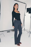 Fold Back Flare Pant, PHANTOM - alternate image 1