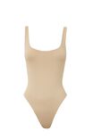 Luxe Square Scoop Bodysuit, LONDON BEIGE - alternate image 7