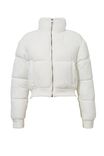Recycled Cropped Puffer, WHITE