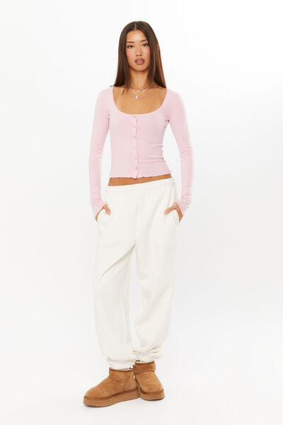 Sky Jogger Track Pant, COSY CREAM