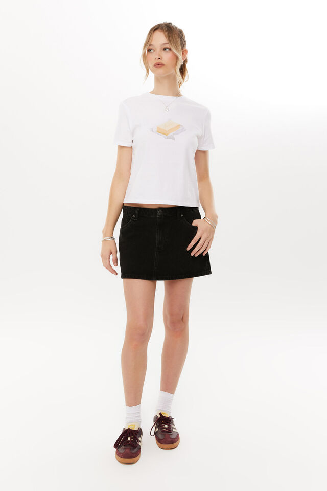 Butter Everyday Graphic Tee, WHITE/BUTTER