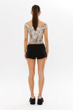Ash Ponte Micro Short, BLACK - alternate image 5