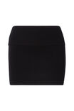 Nora Knit Mini Skirt, BLACK - alternate image 6