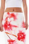 By Poppy Luxe Hipster Maxi Skirt, WHITE/ORCHID BLUR - alternate image 4