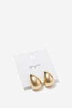 Tear Drop Earring, GOLD - alternate image 1