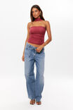 Milly Mesh Halter Top, WILD BERRY - alternate image 4