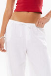 Henley Relaxed Linen Pant, SUMMER WHITE - alternate image 4