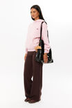 Cherrytini Oversized Fleece Hoodie, ROSETTE PINK/CHERRYTINI - alternate image 5