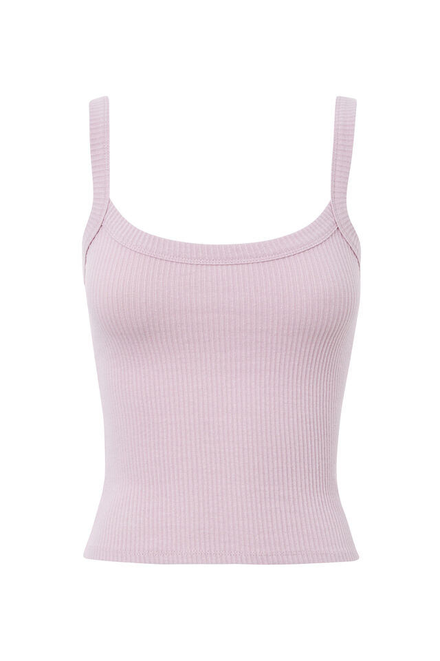 Riri Scoop Neck Tank, MUTED ORCHID