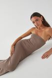 Mary Strapless Maxi Dress, MINK BROWN - alternate image 5