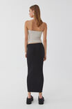 Kenzie Knit Maxi Skirt, BLACK - alternate image 3