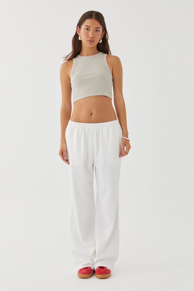 Relaxed Wide Leg Track Pant