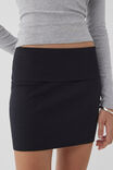 Nora Knit Mini Skirt, BLACK - alternate image 4