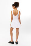 Clara Bubble Mini Dress, WHITE - alternate image 3