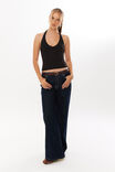 Luxe Halter Top, BLACK - alternate image 2