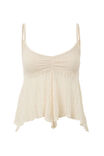 Nellie Textured Cami, VANILLA BEIGE - alternate image 6