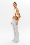 Luxe Low Back Crop Top, ICED YELLOW - alternate image 3