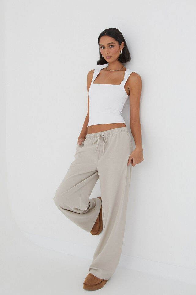 Piper Pull On Pant, CANVAS BEIGE