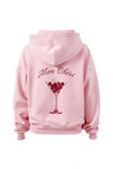 Cherrytini Oversized Fleece Hoodie, ROSETTE PINK/CHERRYTINI - alternate image 7