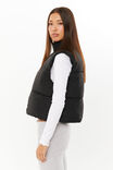 Recycled Puffer Vest, BLACK - alternate image 6
