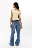 Soft Mia Ruched Top, BANANA YELLOW - alternate image 3