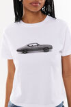 Everyday Graphic Tee, WHITE/FAST CAR - alternate image 4