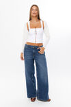 Katya Fluffy Knit Shrug, WINTER WHITE - alternate image 2