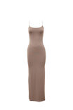 Luxe Sleeveless Maxi Dress, MINK BROWN - alternate image 7