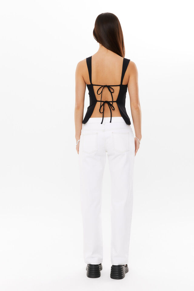 Remi Backless Top, BLACK