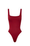 Luxe Square Scoop Bodysuit, DEEP CHERRY - alternate image 6