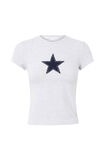 Brandi Graphic T Shirt, LIGHT GREY MARLE/STAR - alternate image 6