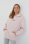 Paige Oversized Printed Hoodie, GLOSS PINK/AMORE - alternate image 3