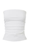 Eva Strapless Top, WHITE - alternate image 6