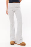 Fold Back Flare Pant, GREY MARLE - alternate image 2