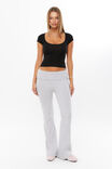 Giselle Scoop Neck Tee, BLACK - alternate image 2
