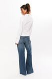 Layla Fitted Shirt, WHITE - alternate image 3