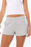 Malia Sweat Short, GREY MARLE - alternate image 4