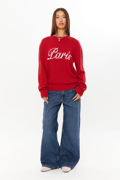 Low Rise Baggy Jean, INDIANA BLUE