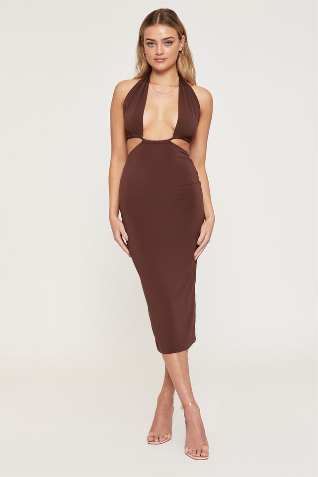 Shop Formal Dress - Elena Multi Strap Midi Dress secondary image