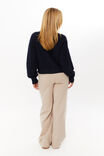 Quinn Cable Knit Cardigan, MIDNIGHT NAVY - alternate image 5