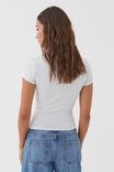 Brandi Graphic T Shirt, LIGHT GREY MARLE/RIBBON - alternate image 3