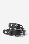 Studded Belt, BLACK/SILVER - alternate image 1